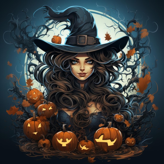 Halloween art design