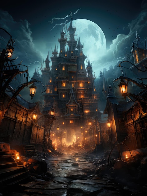 Halloween Artistic Background