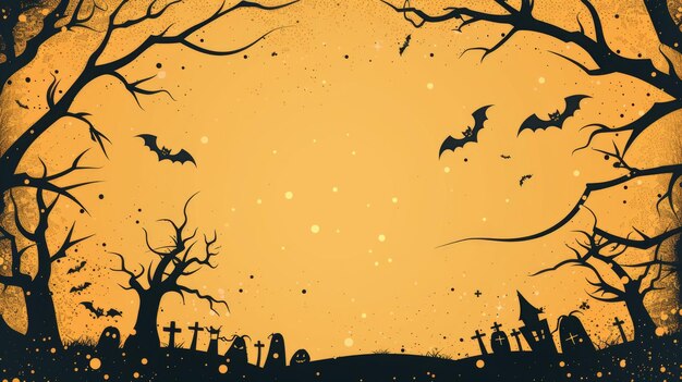 Photo halloween artwork background for graphic design