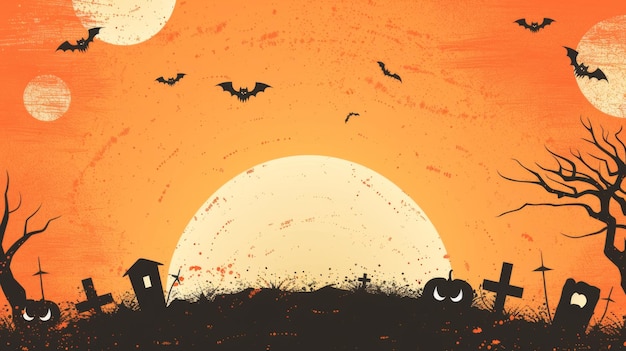 Photo halloween artwork background for graphic design