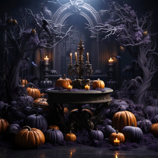 Halloween Back Drop theme event