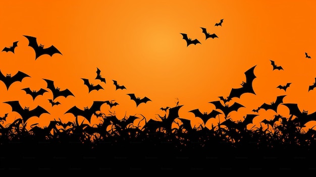 Halloween background copy space with halloween item isolated on background