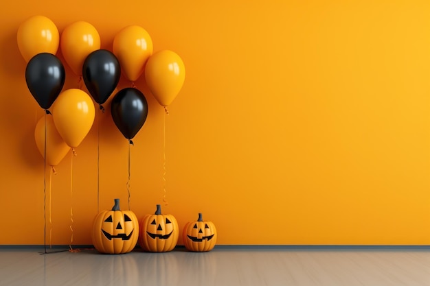 Halloween Background Generative AI