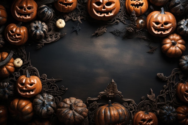 Halloween Background Generative AI