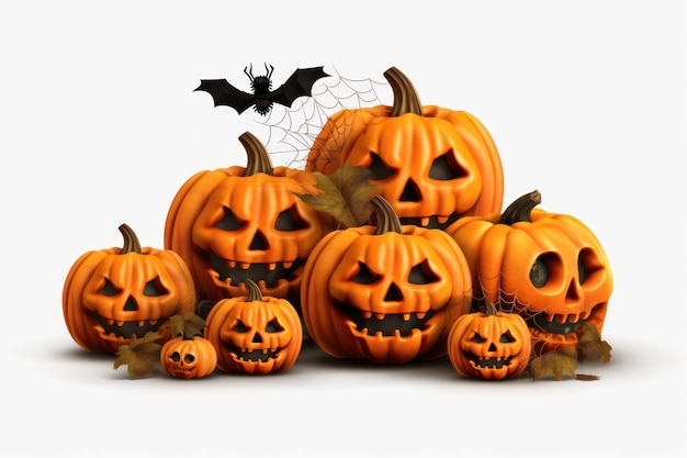 Halloween background Illustration AI GenerativexA