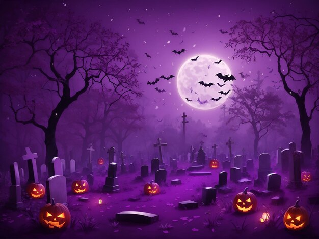 Halloween background illustration