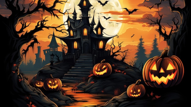 Halloween Background Theme