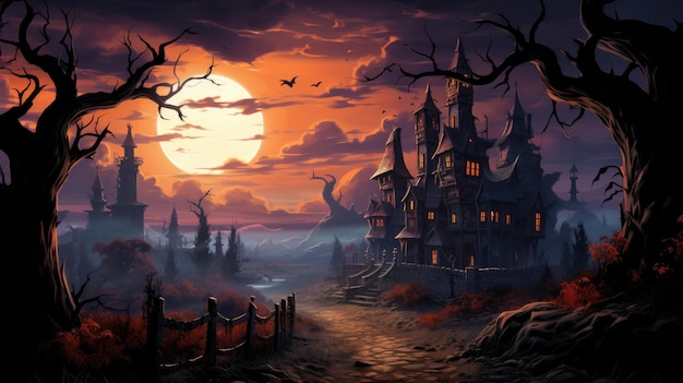 Halloween Background Theme