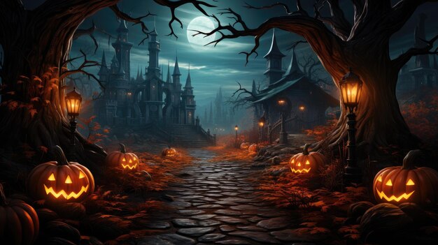 Halloween Background Theme