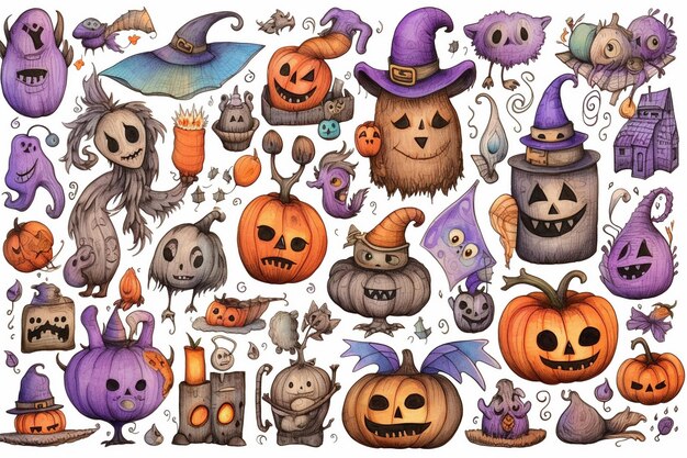 Photo halloween background vector