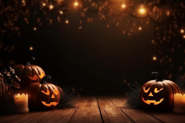 Halloween Background with Copy Space