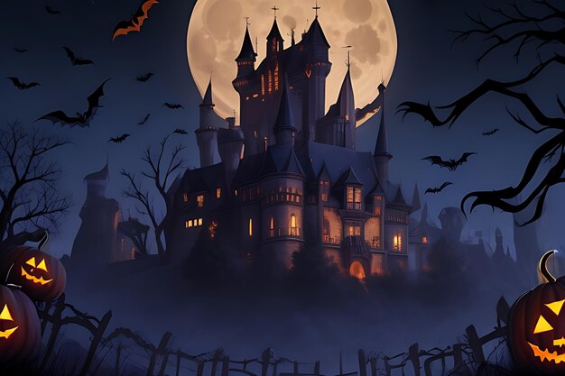 Photo halloween background