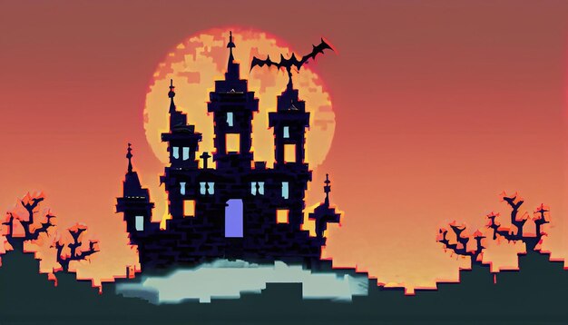 Photo halloween background