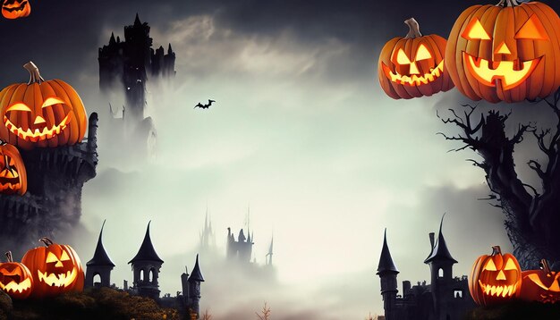 Photo halloween background