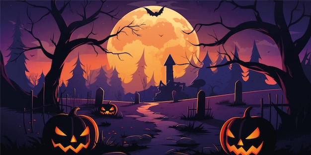 Photo halloween background