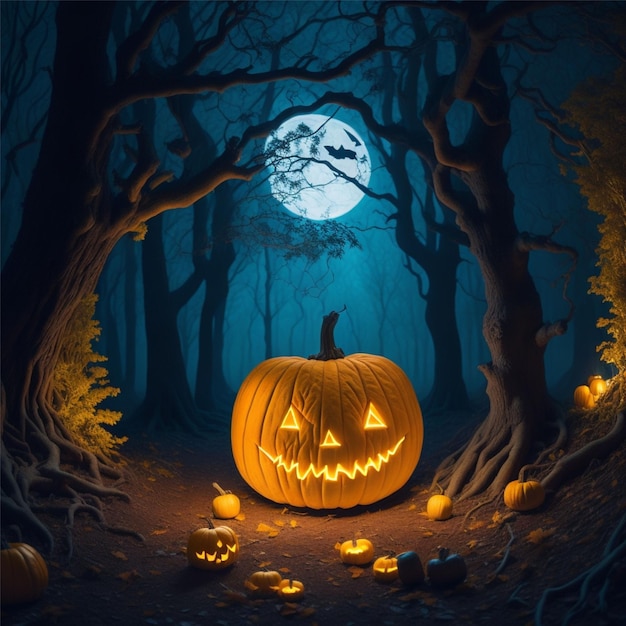 Photo halloween background