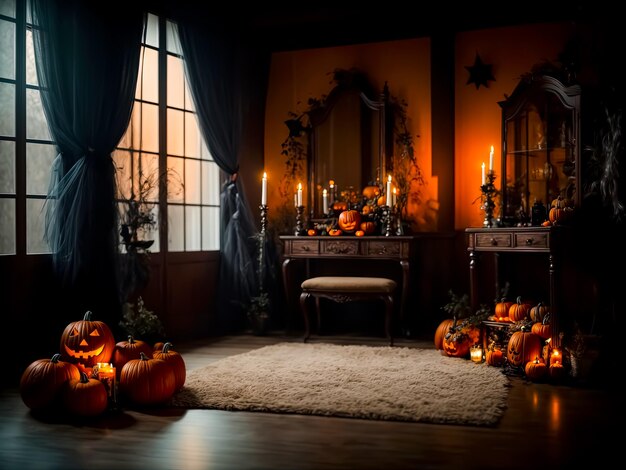 Photo halloween background