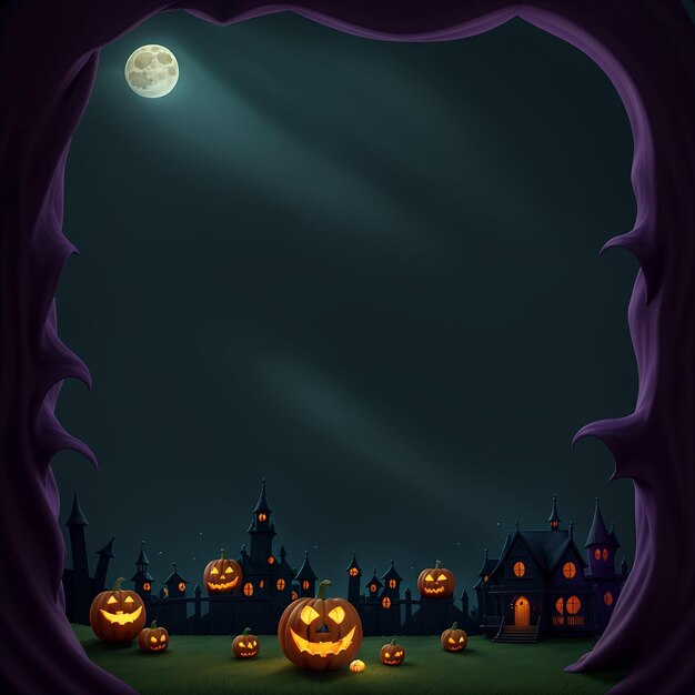 Photo halloween background