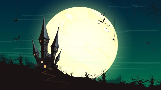 Photo halloween background