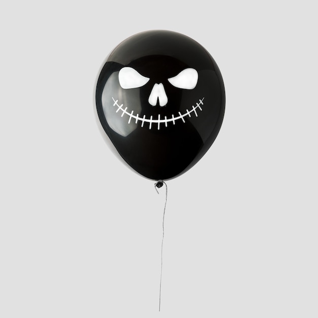 Halloween ballon op een witte achtergrond