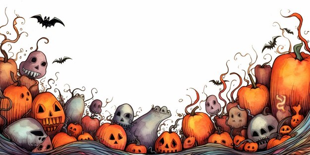 Photo halloween banner