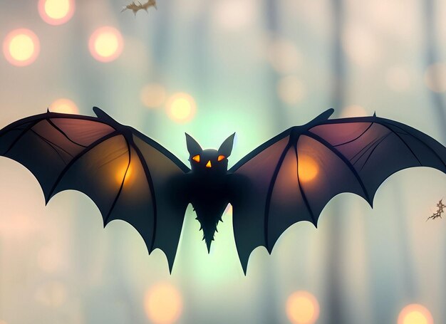 Halloween bat background