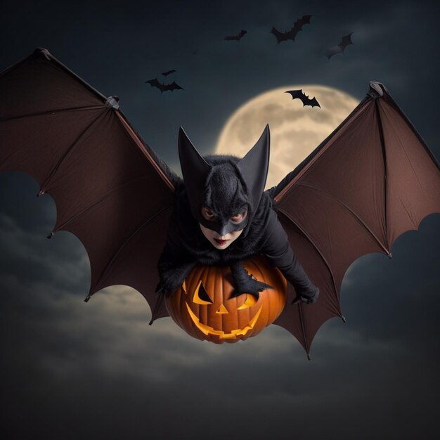 Foto pipistrello di halloween