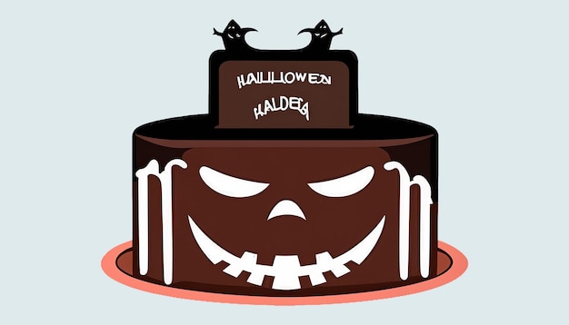 Foto clipart della torta di halloween