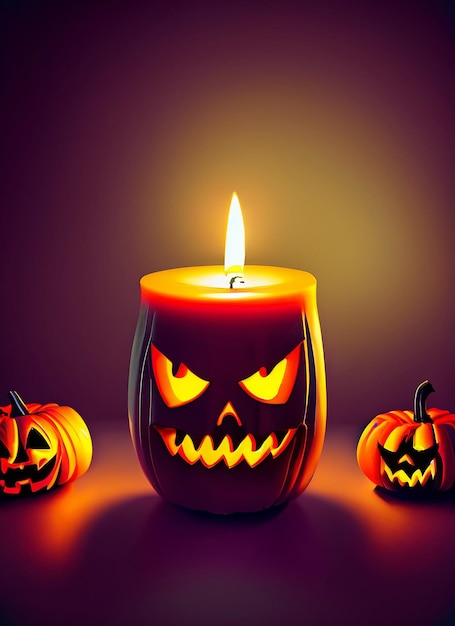 Halloween candle