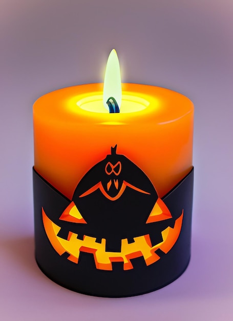 Halloween candle