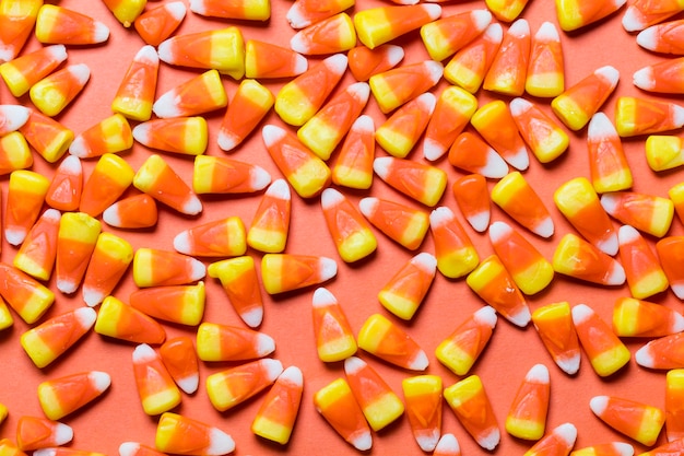 Halloween candy corn background