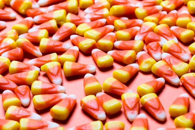 Halloween candy corn background