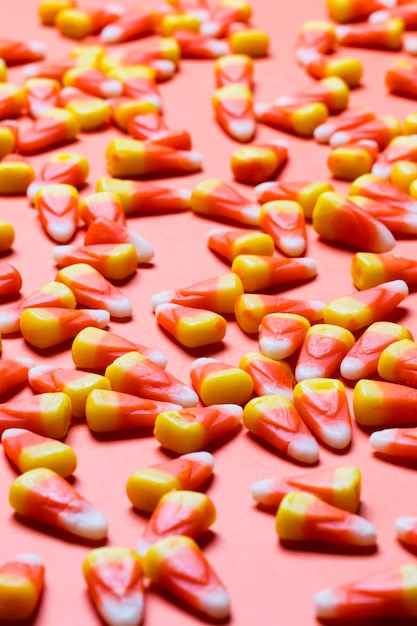 Halloween candy corn background