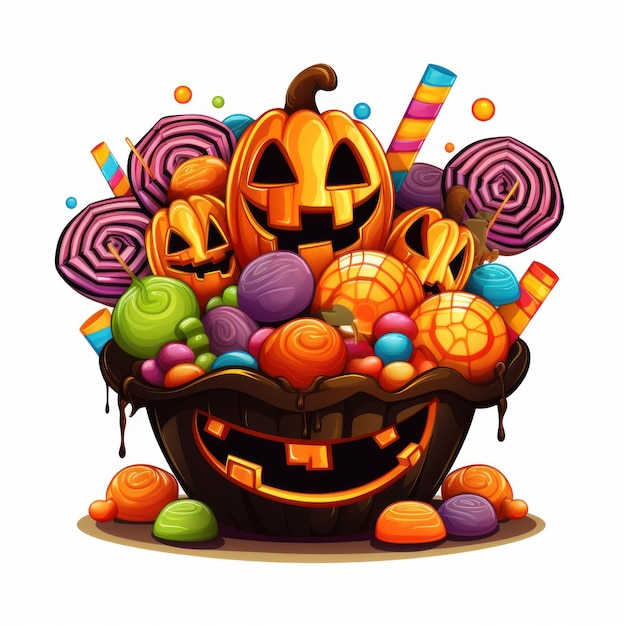 Значок конфеты Хэллоуина
