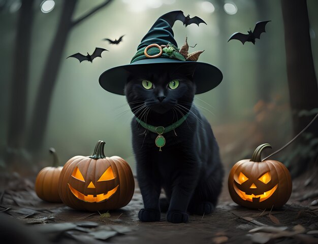 Photo halloween cat