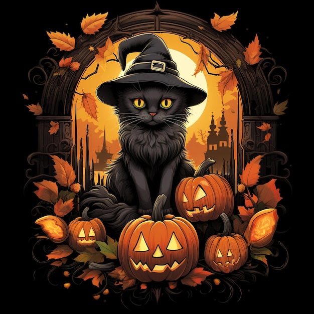 Halloween cat