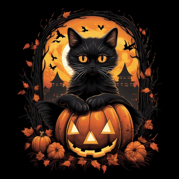 Halloween cat