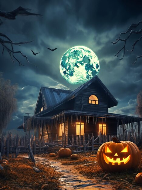 halloween celebration poster background