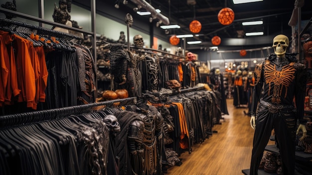 Halloween clothing store