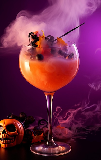 Halloween cocktail