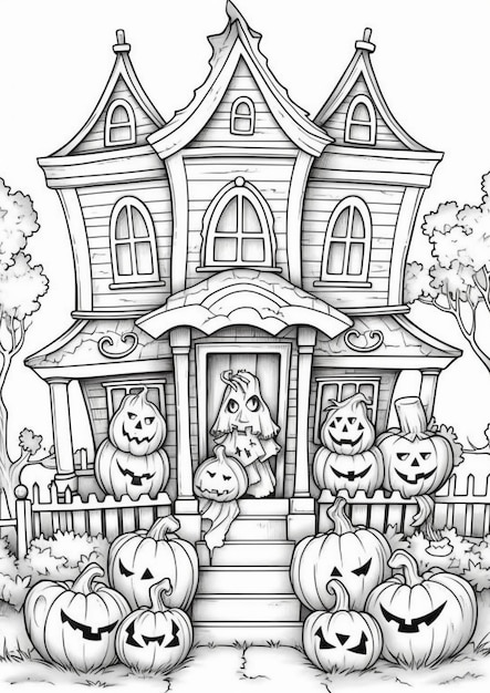 halloween coloring page