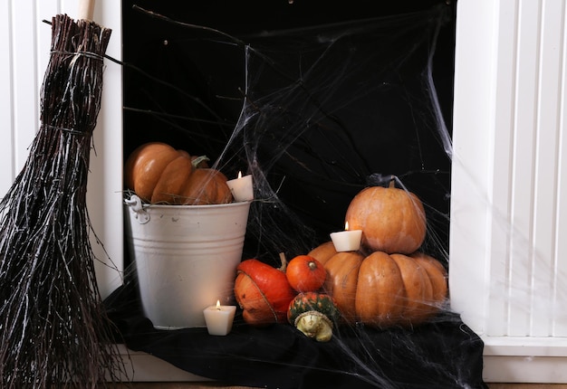 Halloween composition closeup