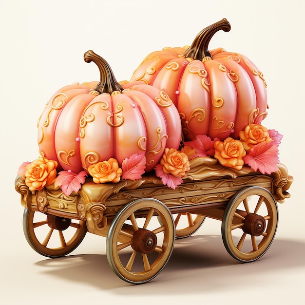 Halloween Concept Spooky Thanksgiving Illustratie