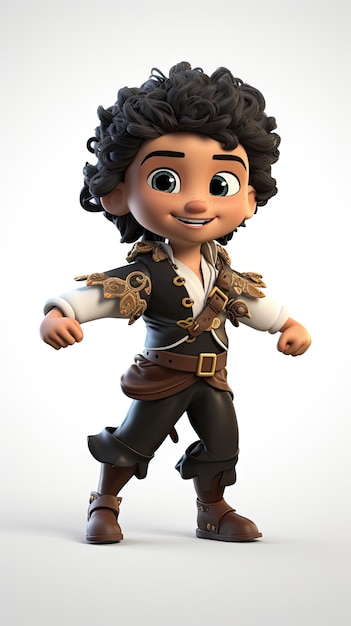 Halloween Costume for Boy 3D cartoon Pirate