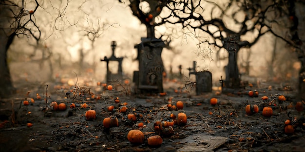 Halloween dag ogen van Jack O' Lanterns trick or treat Samhain All Hallows' Eve All Saints' Eve All hallowe'en spookachtig Horror Ghost Demon achtergrond 31 oktober