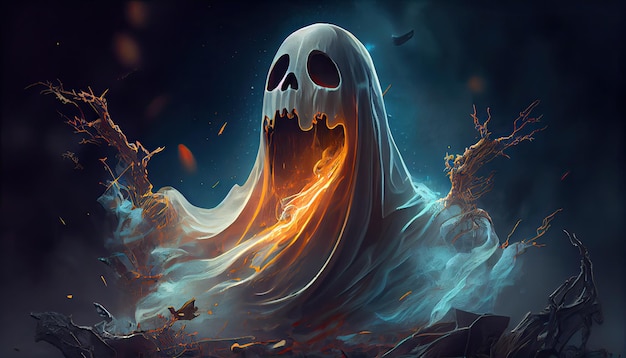 Halloween dag ogen van Jack O' Lanterns trick or treat Samhain All Hallows' Eve All Saints' Eve All hallowe'en spookachtig Horror Ghost Demon achtergrond 31 oktober