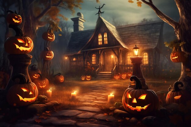 Halloween day background