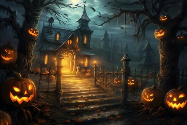Halloween day background