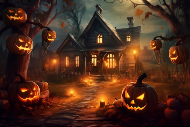 Halloween day background