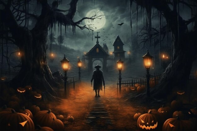 Halloween day background